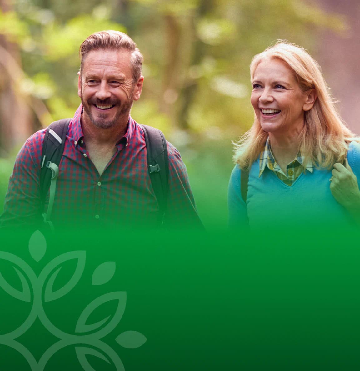 Banner promoting Nature's Blast products for well-being featuring a smiling couple.