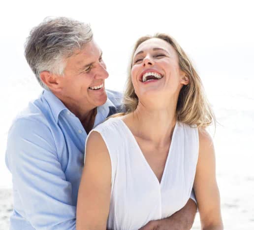 Laughing couple