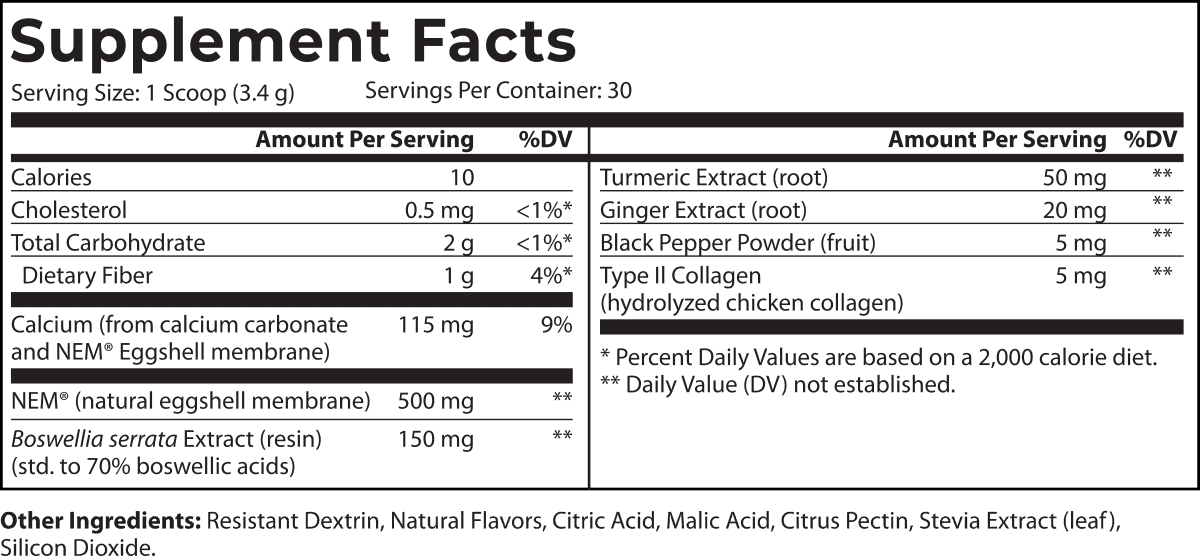 supplement facts
